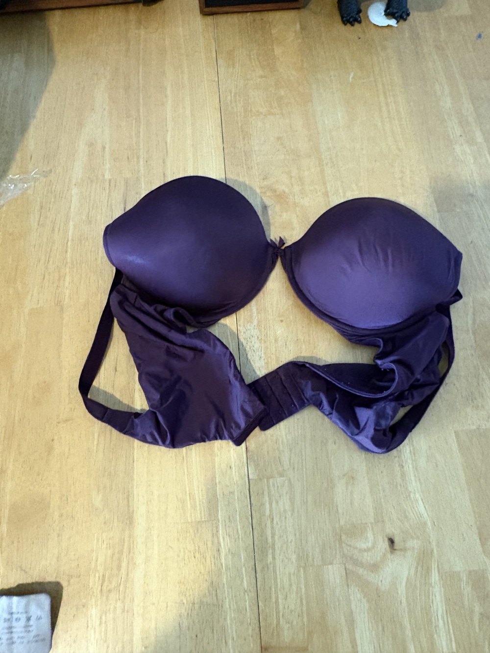 Torrid Women's Purple Push-Up Bra Size 42D Padded Underwire Plunge Microfiber
